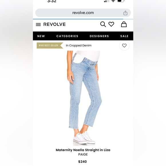 Paige maternity Noella jeans size 34 - Picture 4 of 4